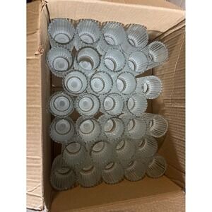 Greenbrier International Ribbed Glass Candle Holder Bulk Lot